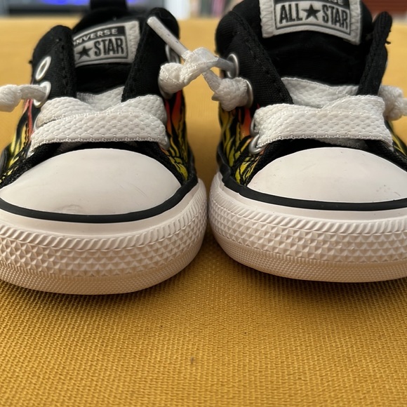 Converse All Stars flames low top baby size 3 - Picture 8 of 9